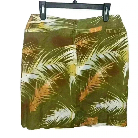 Harve Benard By Bernard Holtzman Hawaiian Multicolored Skirt - Picture 2 of 5